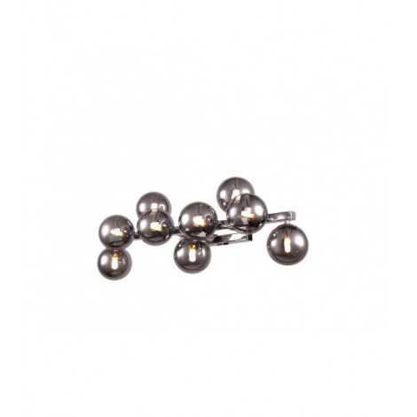 Applique murale Dallas Chrome 9 ampoules 22cm|Appliques murales|Luminaire Center
