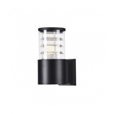 Applique moderne Bronx Noir 1 ampoule 20cm|Appliques murales|Luminaire Center