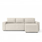 Canapé angle MAX convertible velours beige 4 places|Canape|Baita Home