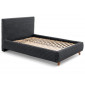 Cristal - lit coffre - 180x200 - sommier inclus - fausse fourrure côtelée|Lit Adulte|BestMobilier