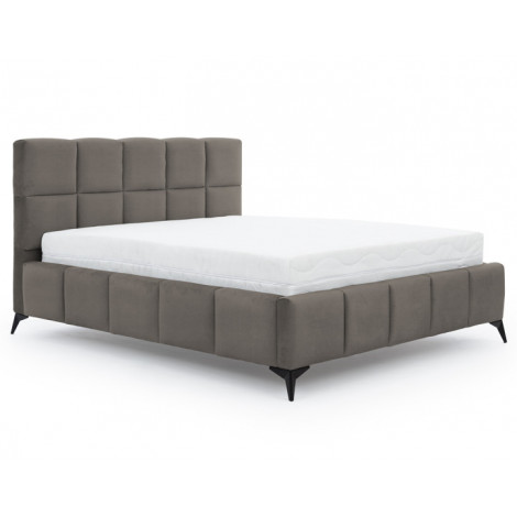 Millie - lit coffre - 160x200 cm - sommier inclus - en velours|Lit Adulte|BestMobilier