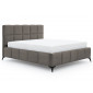 Millie - lit coffre - 160x200 cm - sommier inclus - en velours|Lit Adulte|BestMobilier