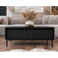 Girona - table basse - noir - 100 cm|Table Basse|BestMobilier