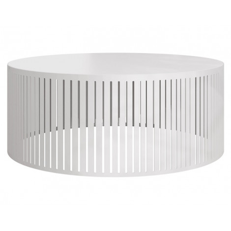 Sally - table basse - blanc - 75 cm|Table Basse|BestMobilier