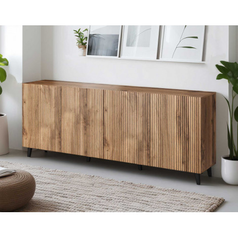 Come - buffet bas - bois - 200 cm - style contemporain|Buffet|BestMobilier
