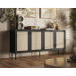 Jose - buffet - bois et jute - 200 cm|Buffet|BestMobilier