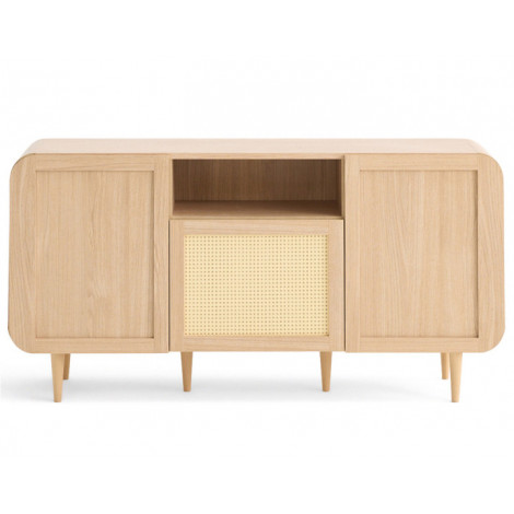 Mathilde - buffet bas - bois et cannage - 170 cm|Buffet|BestMobilier
