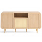 Mathilde - buffet bas - bois et cannage - 170 cm|Buffet|BestMobilier