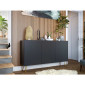 Cali - buffet bas - effet marbre - 144 cm|Buffet|BestMobilier