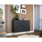 Cali - buffet bas - effet marbre - 97 cm|Buffet|BestMobilier