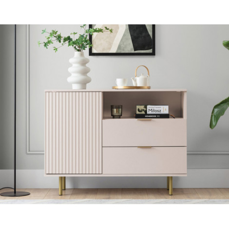 Monica - buffet - beige - 107 cm|Buffet|BestMobilier