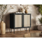 Jose - buffet - bois et jute - 100 cm|Buffet|BestMobilier