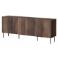 Franco - buffet bas - bois - 200 cm|Buffet|BestMobilier