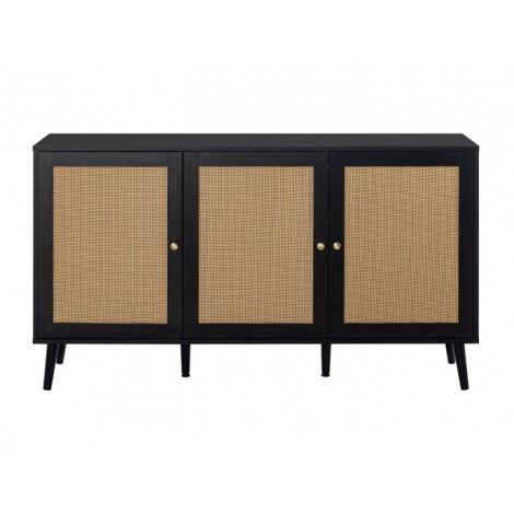 Goto - buffet bas - noir - 140 cm|Buffet|BestMobilier