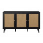 Goto - buffet bas - noir - 140 cm|Buffet|BestMobilier