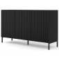 Lara - buffet bas - pieds noirs - 150 cm|Buffet|BestMobilier