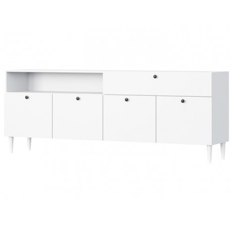 Gaby - buffet bas - blanc - 200 cm|Buffet|BestMobilier