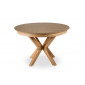 Virtuoso - table à manger ronde extensible - bois - 4 à 8 personnes|Table|BestMobilier