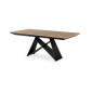 Capriccio - table à manger - extensible - bois et noir - 4 à 10 personnes|Table|BestMobilier