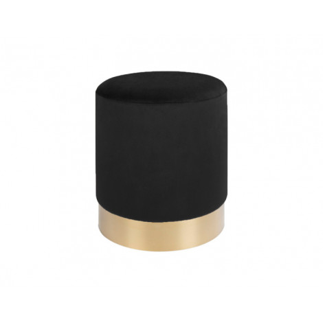 Velana - pouf - en velours|Banquettes / Bancs / Poufs|BestMobilier