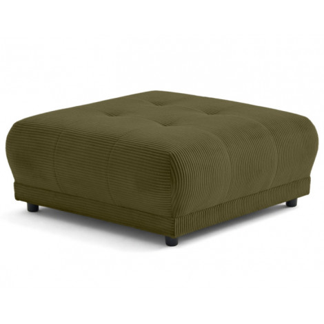 Amadora - pouf en velours côtelé|Banquettes / Bancs / Poufs|BestMobilier