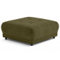 Amadora - pouf en velours côtelé|Banquettes / Bancs / Poufs|BestMobilier