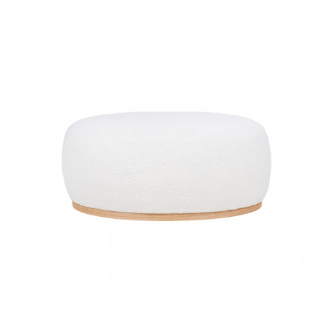 Amy - pouf - en tissu bouclette|Banquettes / Bancs / Poufs|BestMobilier