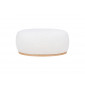 Amy - pouf - en tissu bouclette|Banquettes / Bancs / Poufs|BestMobilier