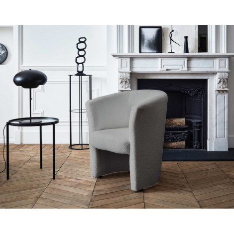 Kori - fauteuil cabriolet - en tissu bouclette tendance|Canape|BestMobilier