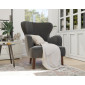 Jaudy - fauteuil - en velours - pieds en bois|Fauteuil / Chauffeuse|BestMobilier