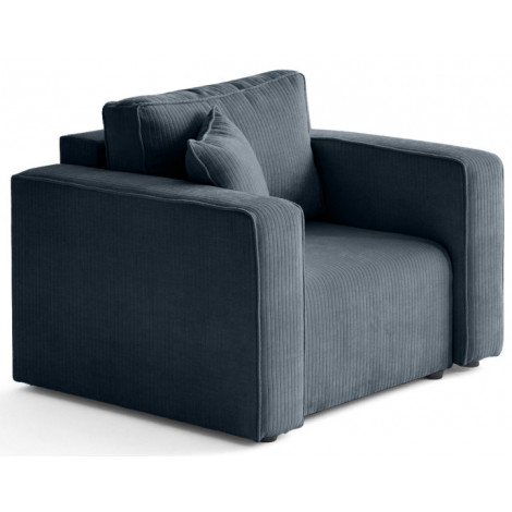 Topaze - fauteuil en velours côtelé plat|Fauteuil / Chauffeuse|BestMobilier