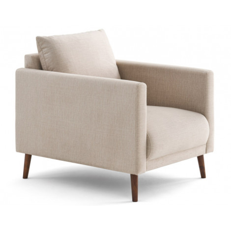 Ostrava - fauteuil en velours pieds en bois|Fauteuil / Chauffeuse|BestMobilier