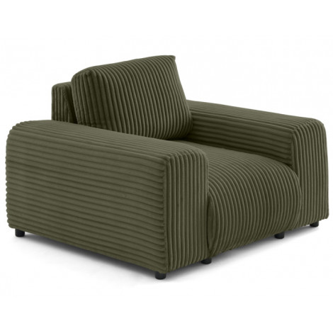Garance - fauteuil en velours côtelé grosses côtes|Fauteuil / Chauffeuse|BestMobilier