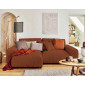 Garance - canapé d'angle réversible - 4 places - en velours côtelé|Canape|BestMobilier