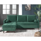 POLAR - Canapé d'angle réversible convertible - en velours au design scandinave - 4 places|Canape|BestMobilier