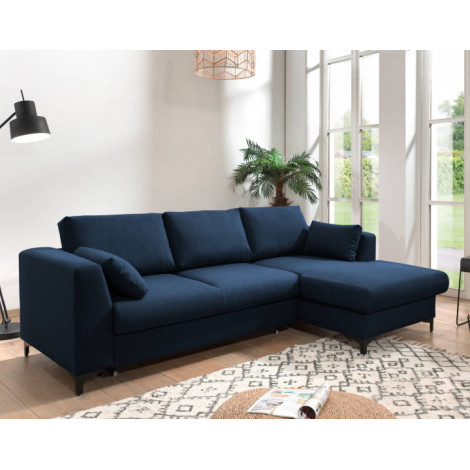 Tala - canapé d'angle droit - convertible avec coffre - 4 places - en tissu|Canape|BestMobilier