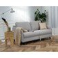 Cosmos - canapé 3 places convertible - couchage quotidien matelas 11 cm - en tissu|Canape|BestMobilier