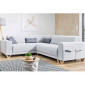 Bella - canapé d'angle convertible avec coffre - gauche|Canape|BestMobilier