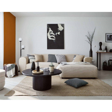 Aumance - canapé d'angle droit 4 places - en velours côtelé|Canape|BestMobilier