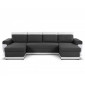 Milan - Canapé d'angle panoramique - convertible - 7 places - 2 coffres de rangement|Canape|BestMobilier