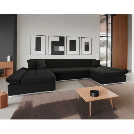 Ulys - canapé panoramique U - convertible avec coffres - 7 places - style contemporain|Canape|BestMobilier