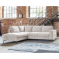 Lilly - Canapé d'angle gauche - 5 places - convertible - en velours|Canape|BestMobilier