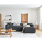 Laponie - canapé d'angle droit - 4 places - en fausse fourrure côtelée|Canape|BestMobilier