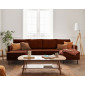 Charlie - canapé panoramique en U - 7 places - convertible avec coffre - en velours côtelé|Canape|BestMobilier