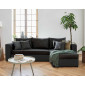 Opale - canapé d'angle réversible 4 places - convertible - avec coffre - en tissu et simili|Canape|BestMobilier