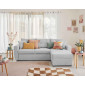 Astoria - canapé d'angle réversible 4 places - convertible avec coffre - en tissu texturé|Canape|BestMobilier