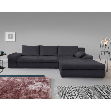 Karl - canapé d'angle réversible convertible - avec coffre - 5 places - style contemporain|Canape|BestMobilier