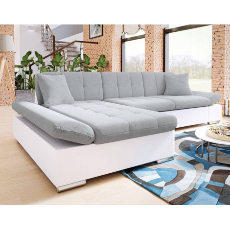 Livio - canapé d'angle - convertible avec coffre - 4 places - style contemporain - gauche|Canape|BestMobilier