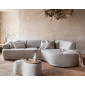 Siena - canapé d'angle droit - 5 places - en tissu|Canape|BestMobilier