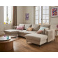 Tala - canapé panoramique en U - 7 places - convertible avec coffre - en tissu|Canape|BestMobilier